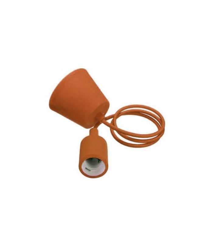 pendul tavan portocaliu e27 1m v tac 1