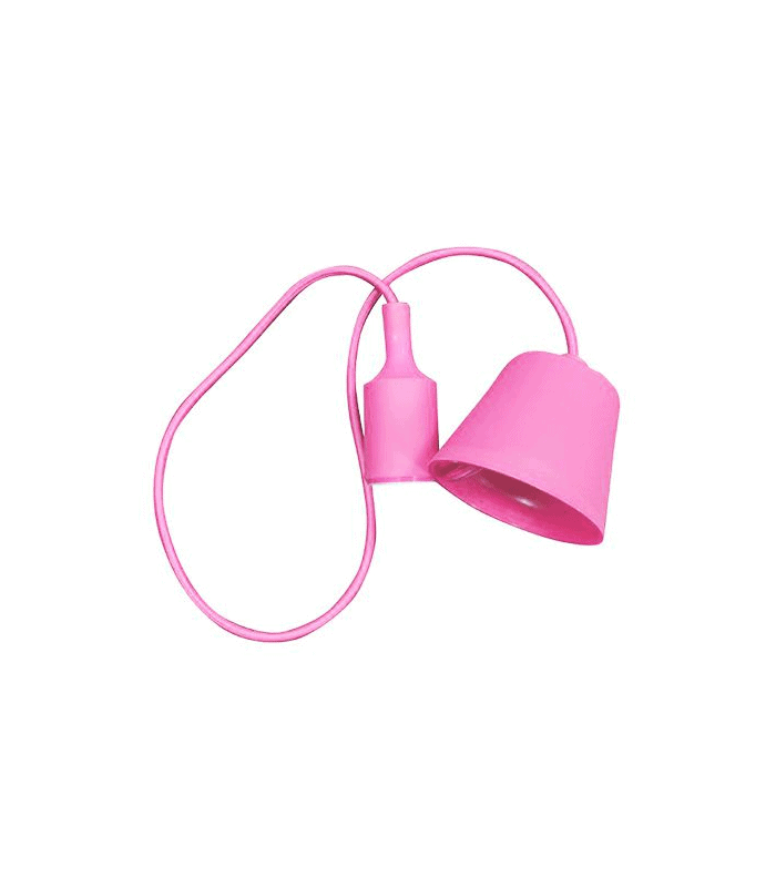 Pendul tavan roz E27 1m V-TAC