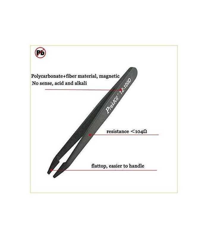 penseta conductiva cu varful plat proskit 1