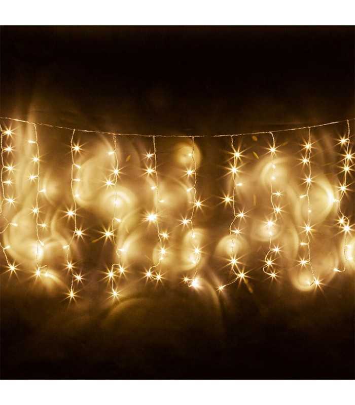 Perdea 330 LED-uri IP44 alb cald 5m 6W REBEL