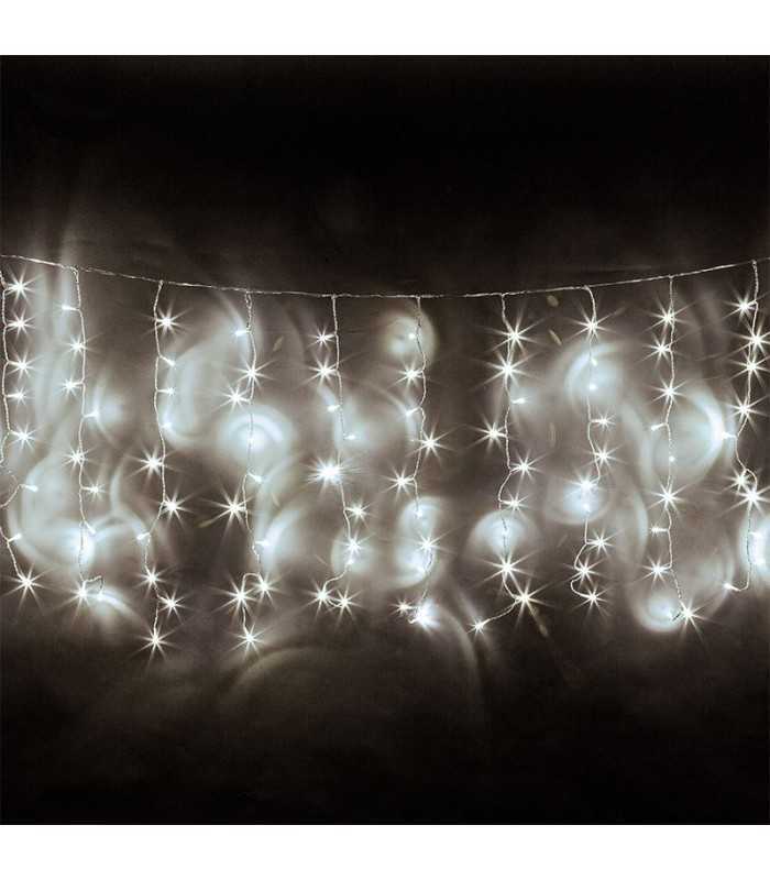 Perdea 650 LED-uri 9W IP44 alb rece 10m REBEL