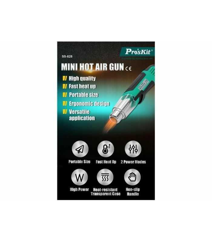 Pistol Cu Aer Cald 250 500w Proskit Ss 628f