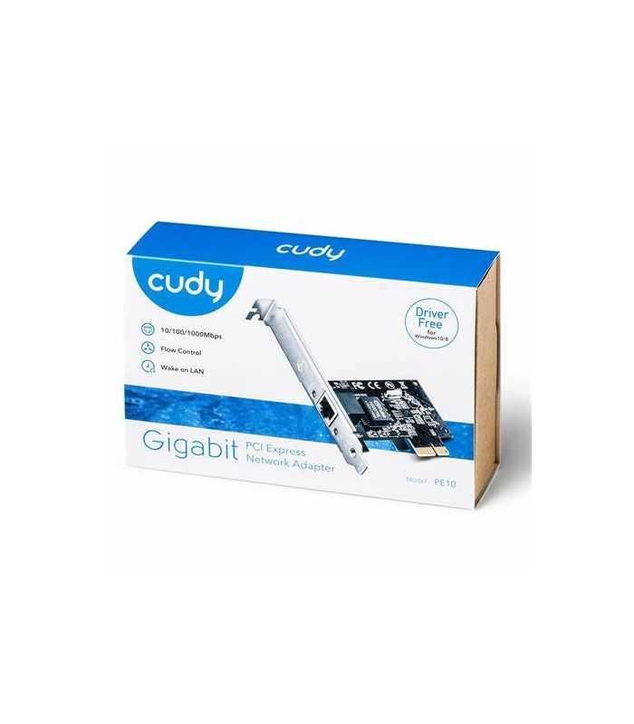 Placa De Retea Pci Express Cudy Pe10 10 100 1000mbps Gigabit