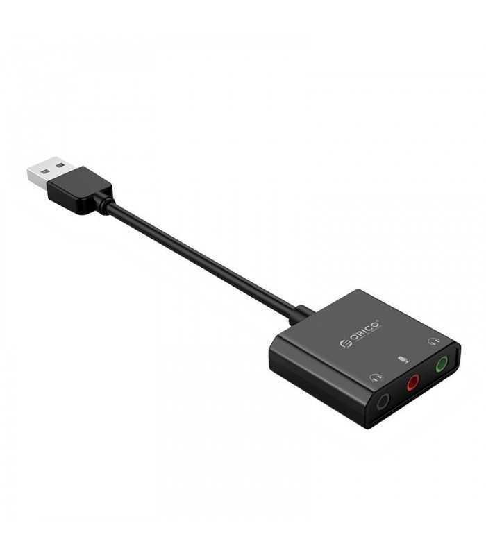 placa de sunet orico skt3 1x usb 20 la 1x trs 1x trrs 1x mic 1