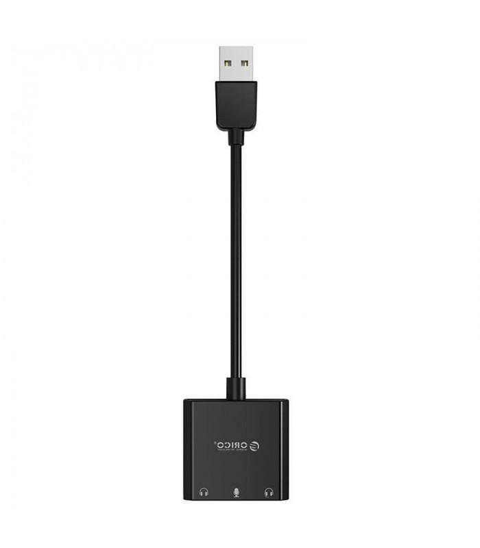 placa de sunet orico skt3 1x usb 20 la 1x trs 1x trrs 1x mic 2