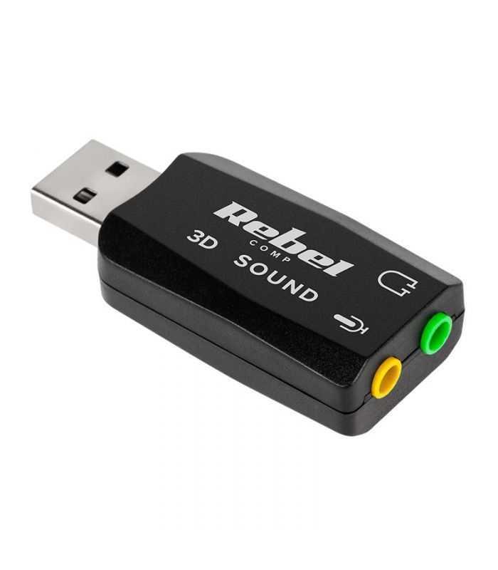 Placa de sunet Usb 5.1 Rebel