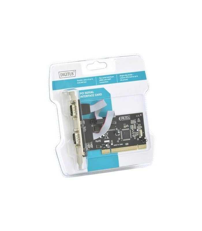 Placa Extensie Pc Interfata Pci Chipset Mcs9865 Rs232 D Sub 9pin Tata X2 Digitus Ds 33003