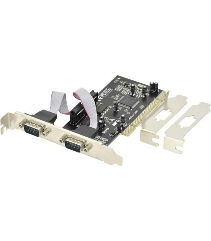 Placa extensie PC interfata PCI - chipset MCS9865 RS232 D-Sub 9pin tata x2 DIGITUS DS-33003