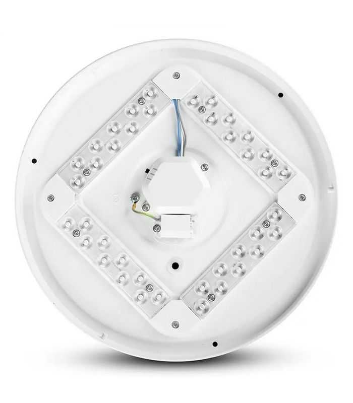 Plafoniera Led 12w 1200lm 23cm 3 In 1 V Tac Sku 217603