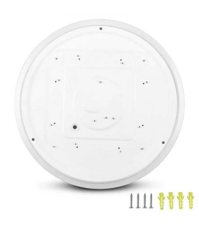 Plafoniera Led 12w 1200lm 23cm 3 In 1 V Tac Sku 217603