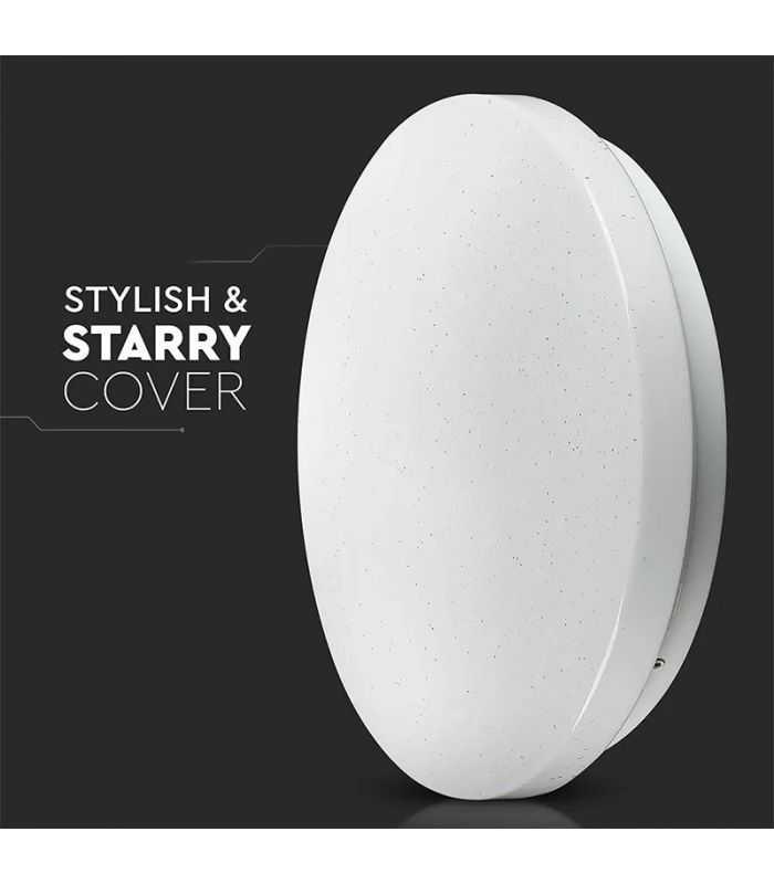 Plafoniera Led 18w 1800lm 30cm 3 In 1 Model Stelute V Tac Sku 217604