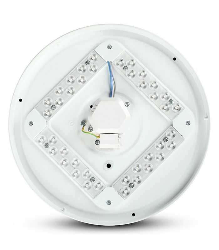 Plafoniera Led 24w 2600lm 35cm 3 In 1 V Tac Sku 217607