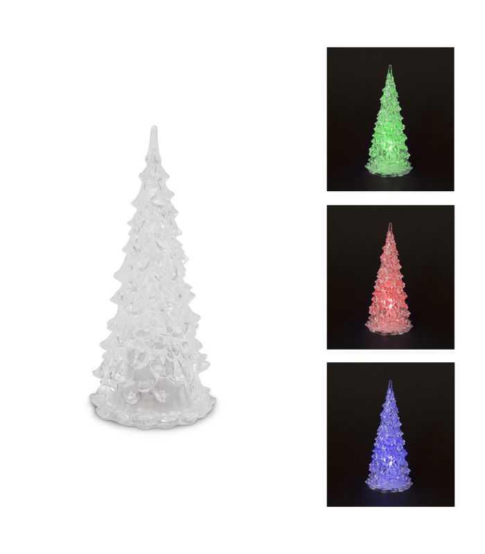 Pom de Craciun LED acril 12cm Phernom