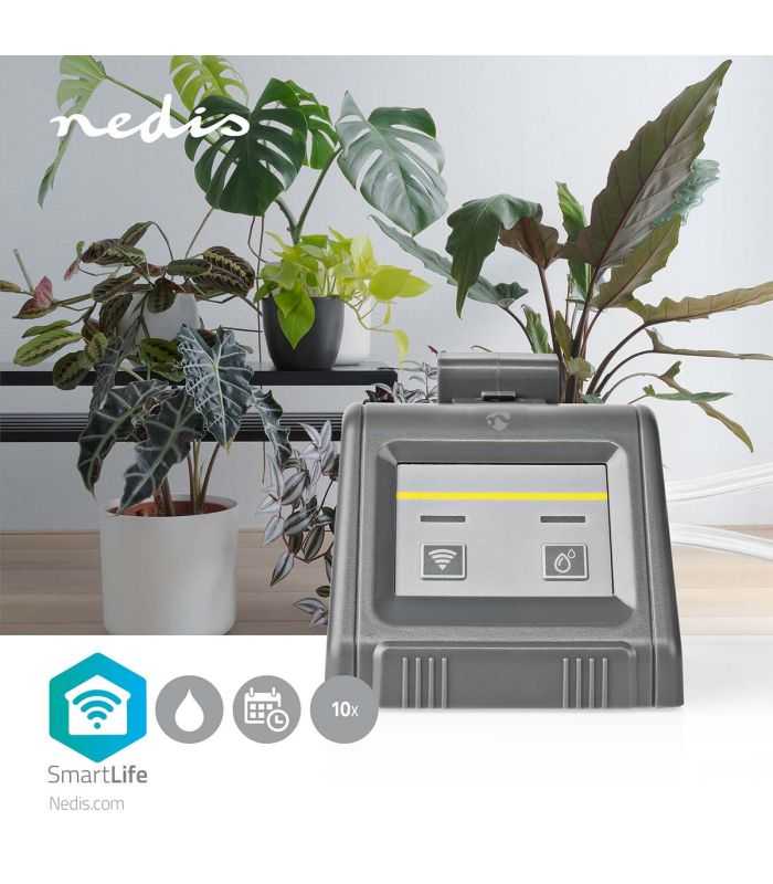 Pompa de apa Smart Wi-Fi IPX3 0.3bar alimentatare 4x AA / USB Nedis WIFIWP10GY