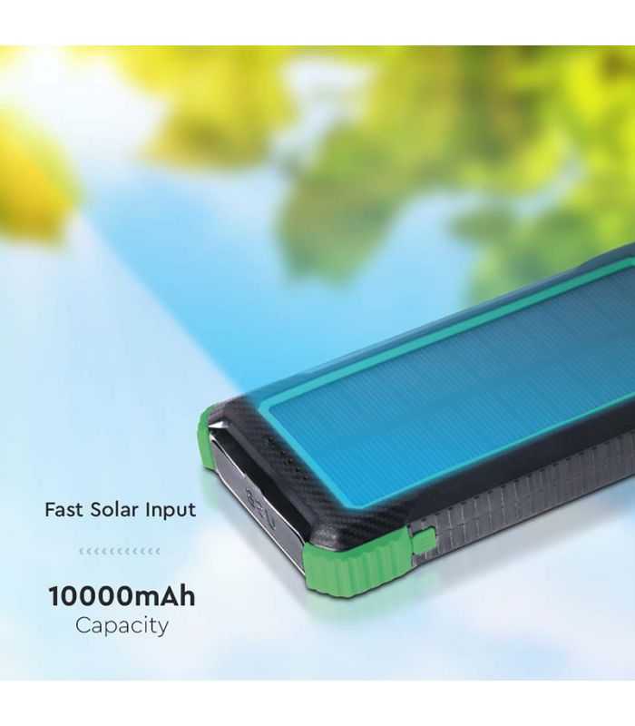 Power Bank 10000mah Cu Incarcare Solara Si Wireless V Tac Sku 7835