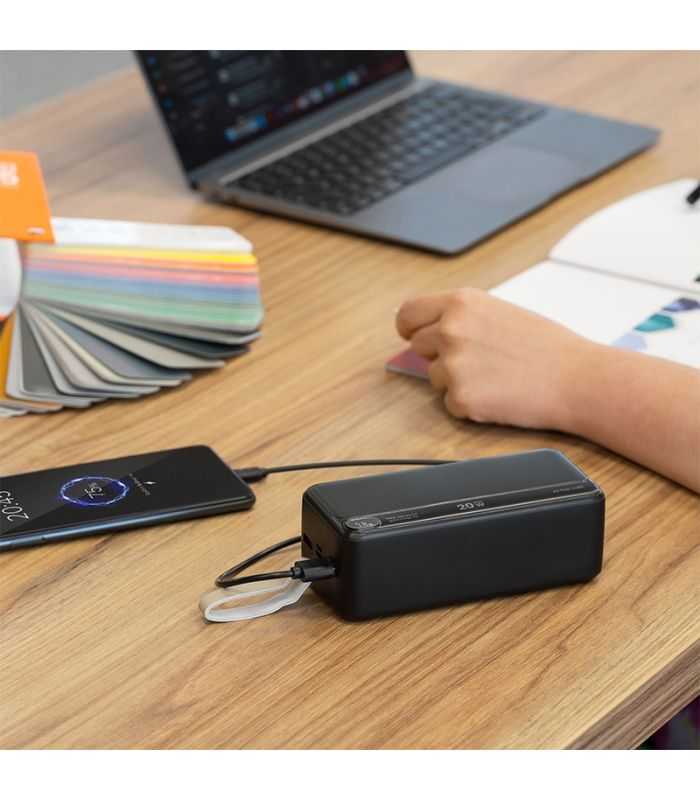 Power Bank 40000mah Li Ion Qc30 Pd 20w Display Krugermatz
