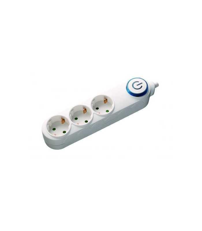 prelungitor 3 prize 5m alb cu intrerupator cablu 3xg15mmp well 1