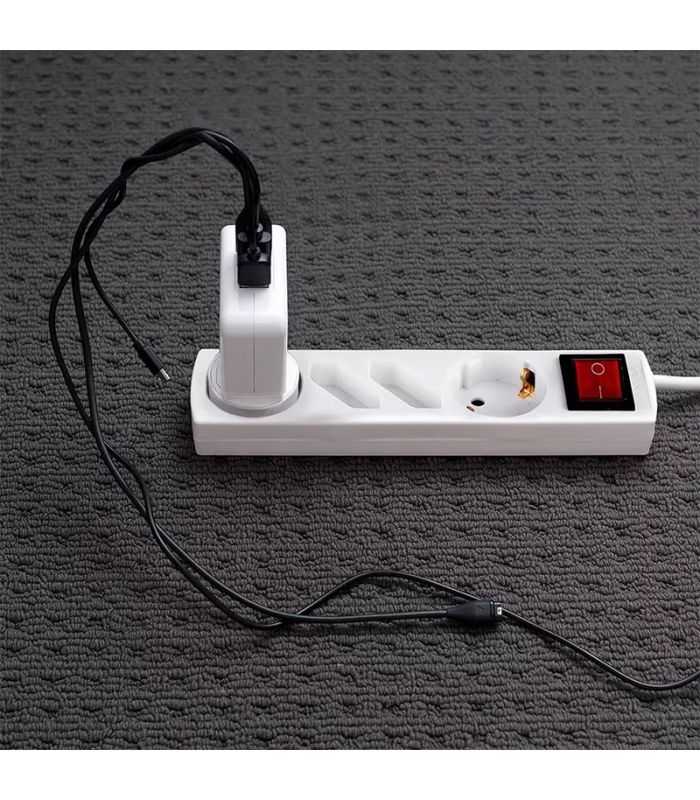 Prelungitor 4 Prize Cu Intrerupator 15m 3g15mm2 Alb V Tac Sku 8770