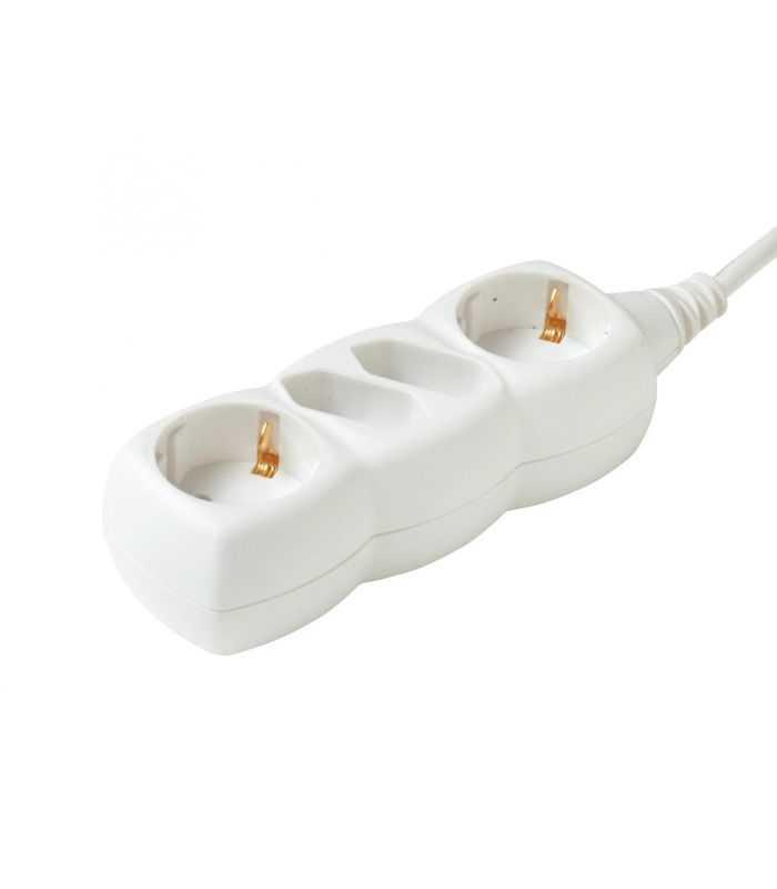 Prelungitor Electric 2x Euro 2 Prize Schuko 3m 16a 3500w 3x15mm2 Alb Home
