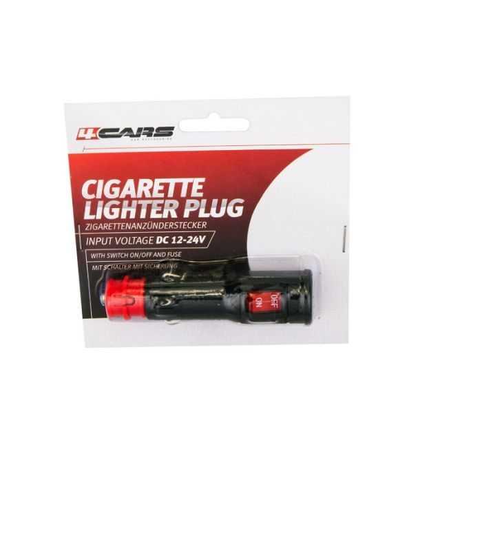 Priza Bricheta 12 24v Cu Intrerupator Si Siguranta F 8a 5x20mm 4cars