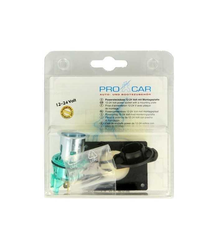 priza bricheta auto cu montaj pe placa 20a pro car 1