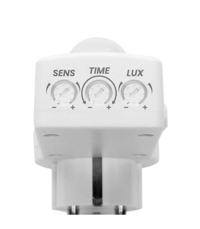 Priza Cu Senzor De Miscare 120 10m 1200w Ip20 Alb Delight 18697