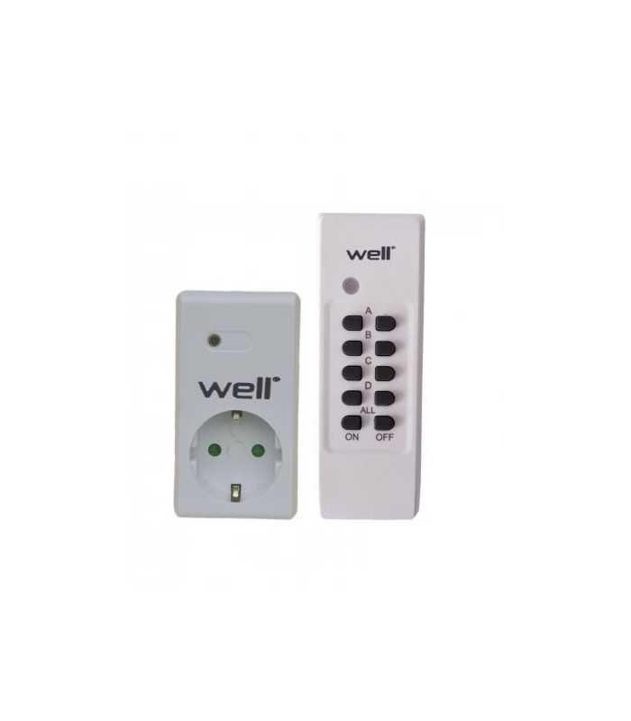 priza cu telecomanda well 3600w 16a 2