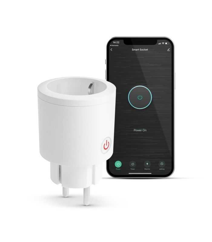 Priza inteligenta WIFI cu contor de consum compatibila Amazon Alexa Google Home Siri IFTTT Delight 55359B