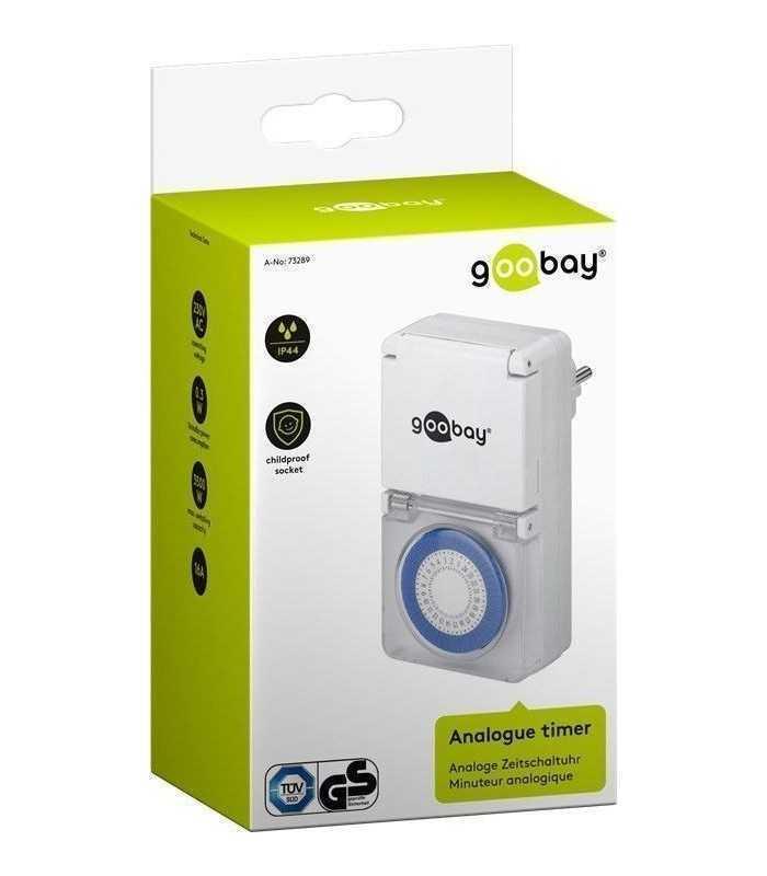 priza programabila mecanica pentru exterior goobay 1
