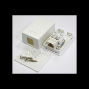 Priza simpla UTP cat5 RJ45 neecranat pe tencuiala Well