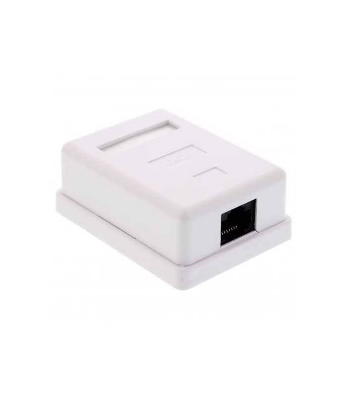 priza simpla utp cat6 rj45 neecranat pe tencuiala well 3