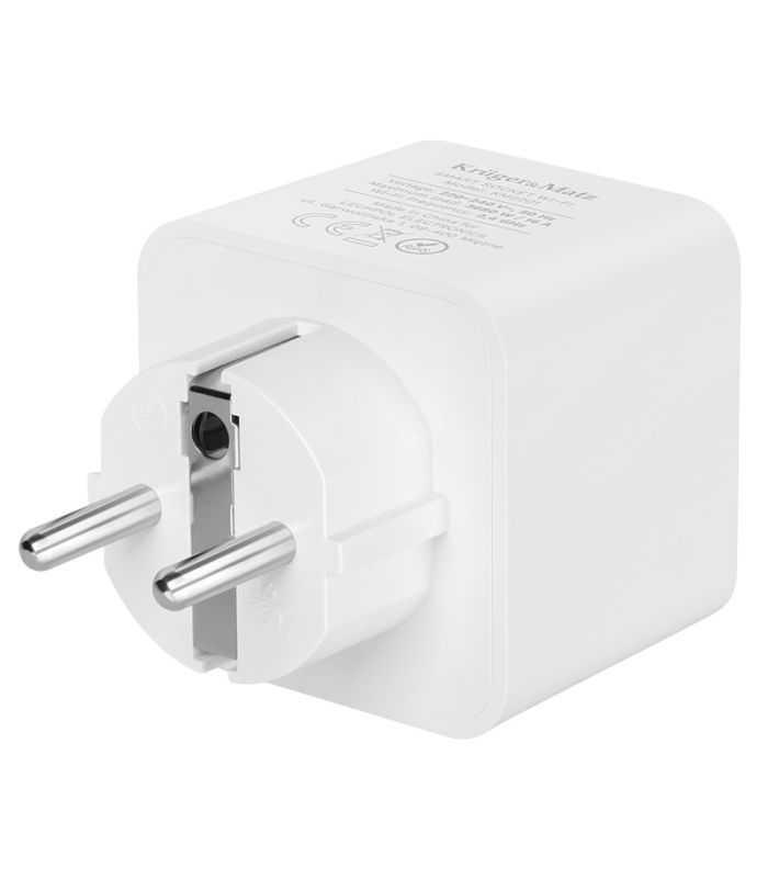 Priza Smart Wifi Connect P3 Tuya Krugermatz 3680w 16a Timer Masurare Consum De Energie