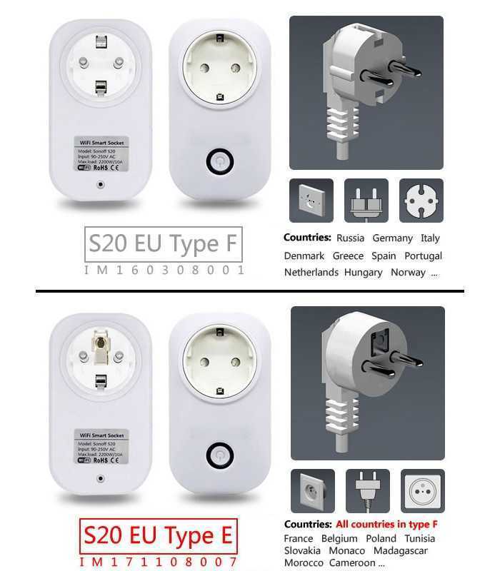 priza smart wifi socket 90 250v 10a sonoff s20 2