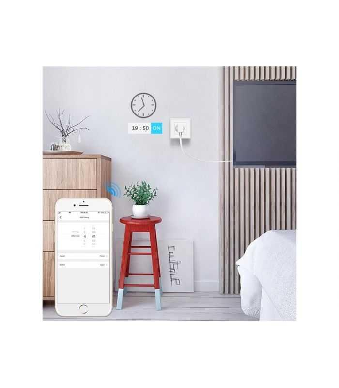 Priza Smart Wifi Woox R4054 10a Montare In Doza Perete