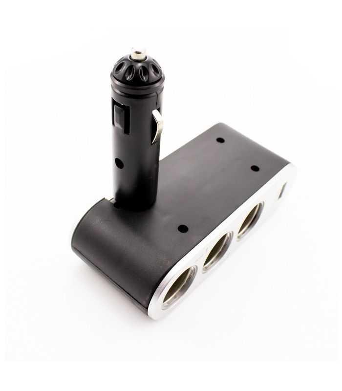Priza Tripla 3x Bricheta Auto 12 24v 70w Usb 1a Carguard