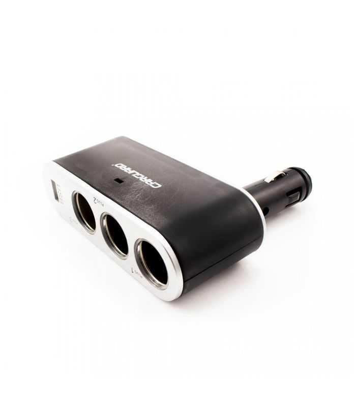 Priza tripla 3x bricheta auto 12-24V 70W +USB 1A CARGUARD