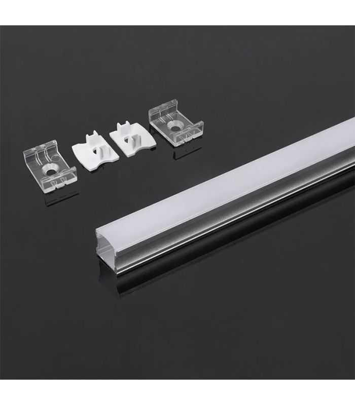 Profil Aluminiu Banda Led 2m 172x155 Mm Argintiu Mat V Tac Sku 3354