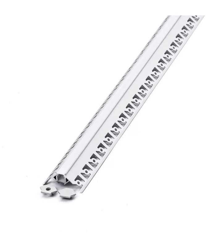 Profil Aluminiu Banda Led Pentru Rigips Colt Exterior 2m Mat V Tac Sku 3361