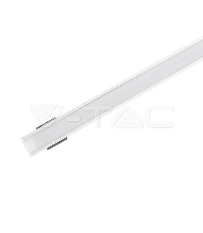 profil aluminiu pentru banda led 2m 174mm x 121mm mat v tac 1