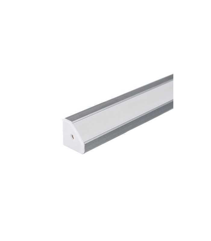 Profil aluminiu pentru banda LED 2m 19mm x 19mm mat V-TAC