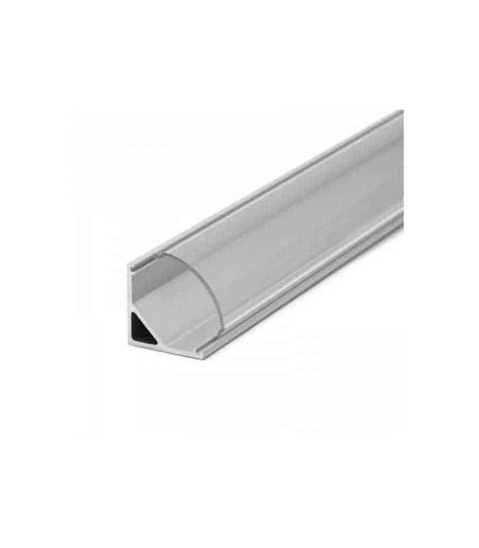 profil din aluminiu pentru benzi led 2000x16x16mm rotunjit phenom 2