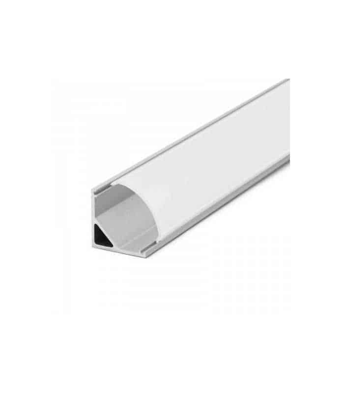 profil din aluminiu pentru benzi led 2000x16x16mm rotunjit phenom 3