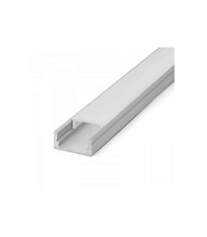 profil u din aluminiu pentru benzi led 1000x17x8mm phenom 3