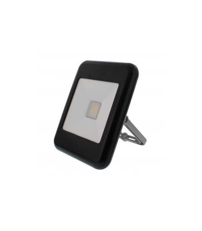 proiector led 20w 1400lm ip65 4000k alb mediu carcasa aluminiu negru well 1