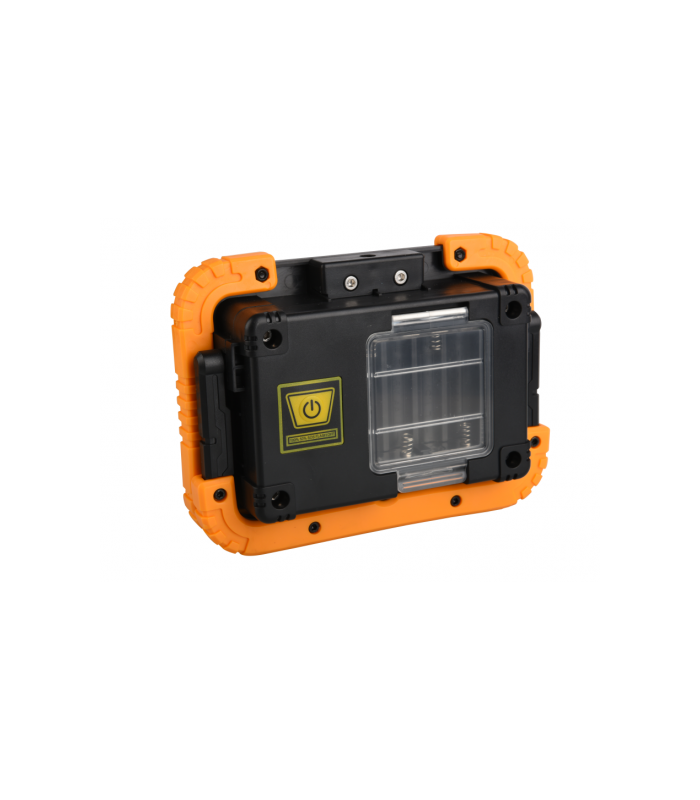 proiector led portabil cu baterie 4x aa 10w 600lm ip44 well 2