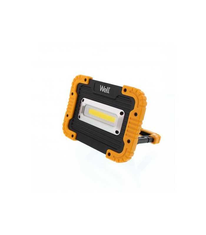 Proiector LED portabil cu baterie 4x AA 10W 600lm IP44 Well