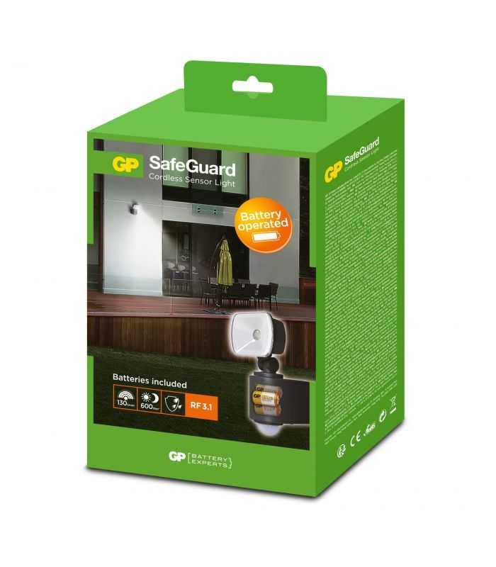 proiector led safeguard 31 cu baterie si senzor miscare 1x led gp 1