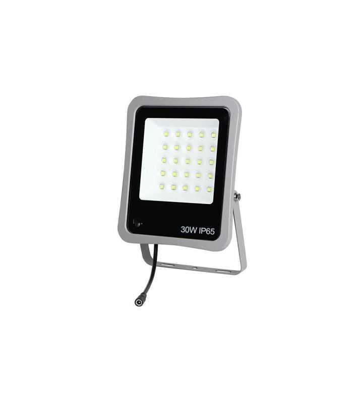 Proiector Solar Well 30w 450lm Lumina Rece 6500k Cu Panou Solar 6w 180x270x17 Mm