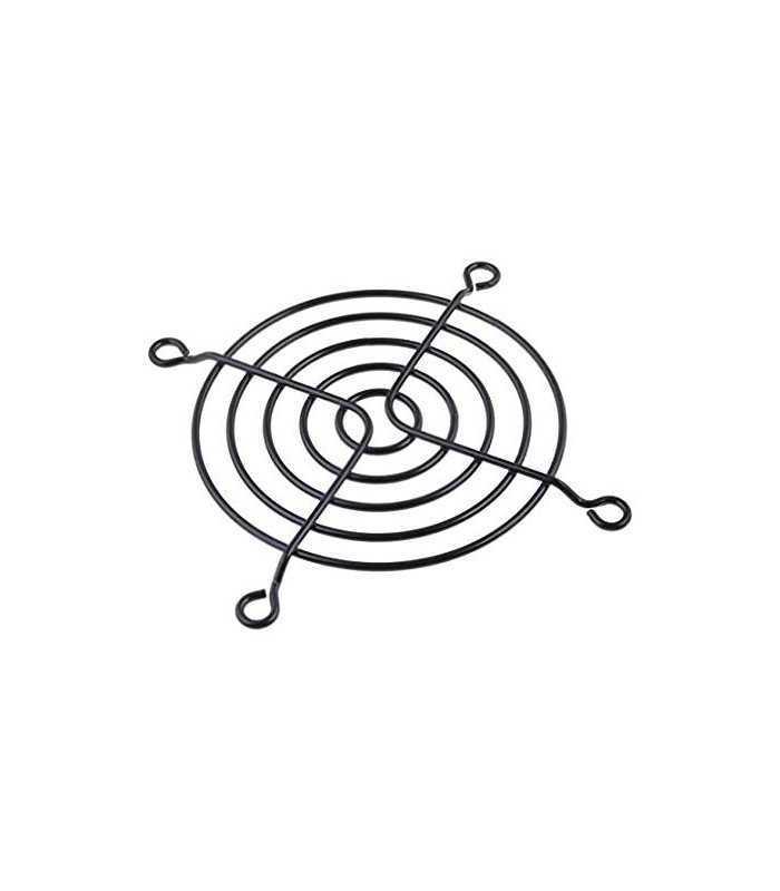 Protectie 80x80mm pentru ventilator Material metal Fixare cu surub negru TQSolution