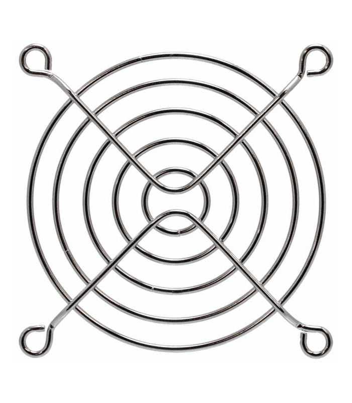 Protectie 80x80mm pentru ventilator metal fixare surub argintiu TQSolution FG-08